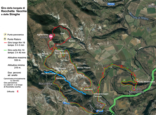 Giro della borgata di Rocch...